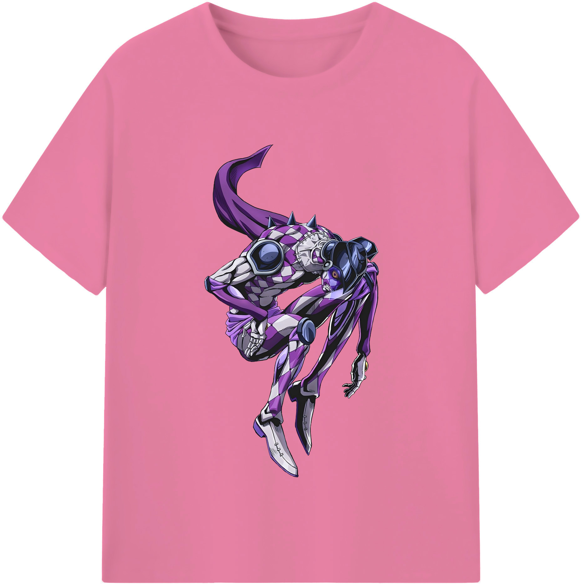 （画像用） ジョジョの奇妙な冒険 パンナコッタ?フー JoJo's Bizarre Adventure Pannacotta Fugo 綿100％半袖Tシャツ（フロントプリント）